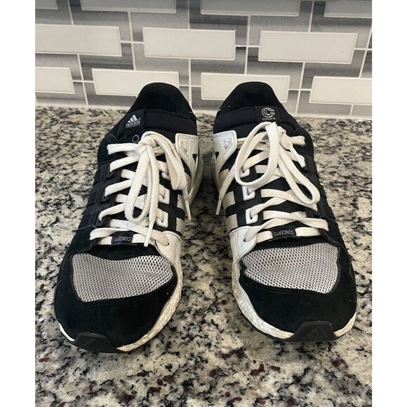 adidas Concepts Equipment EQT Support Sneakers Black White S80560 mens size 10 main image 6